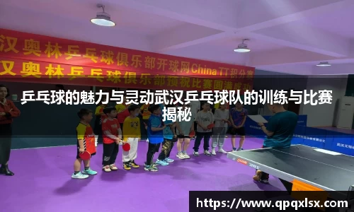 乒乓球的魅力与灵动武汉乒乓球队的训练与比赛揭秘